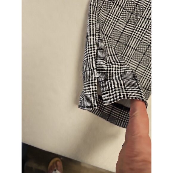 OLD NAVY Pixie Cropped Ankle Side Zip Plaid High Rise Pants - Women's Size 10 - Picture 3 of 9